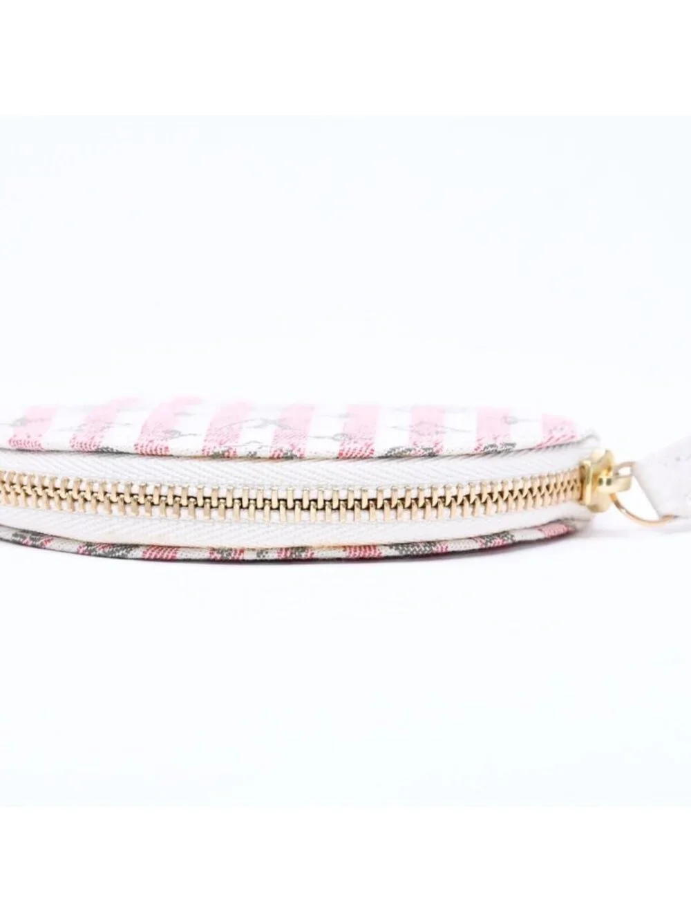 Louis Vuitton Monogram Mini Orchid Croisette Porte Monnaie Rond Coin Purse Case